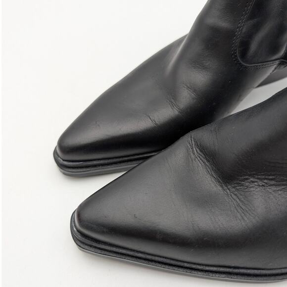 SARTO by Franco Sarto Blake Pointed Toe Bootie Women's Black Size US8.5M EU39 - Picture 11 of 14